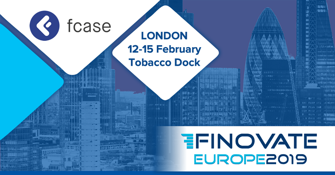Read more about the article Finovate Europe 2019 Bronze Sponsor is Fcase