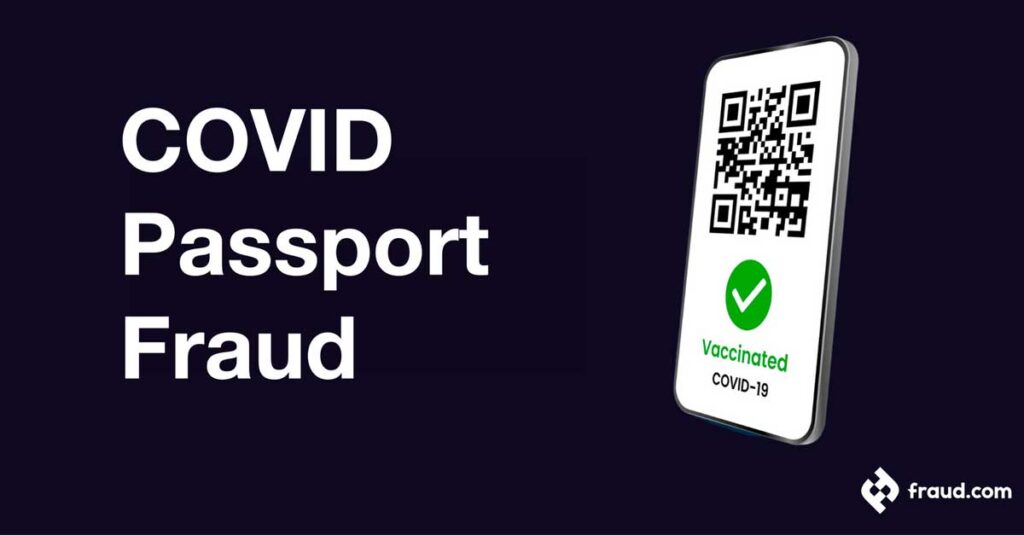 watch out for covid passport fraud