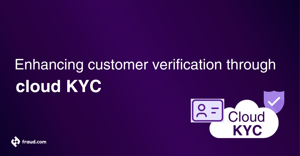 Read more about the article Enhancing customer verification through cloud KYC
